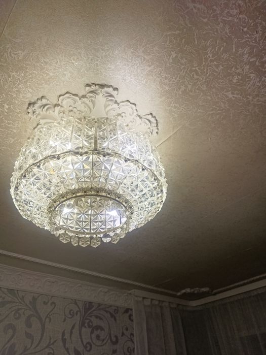 Люстра кришталь на 6 ламп