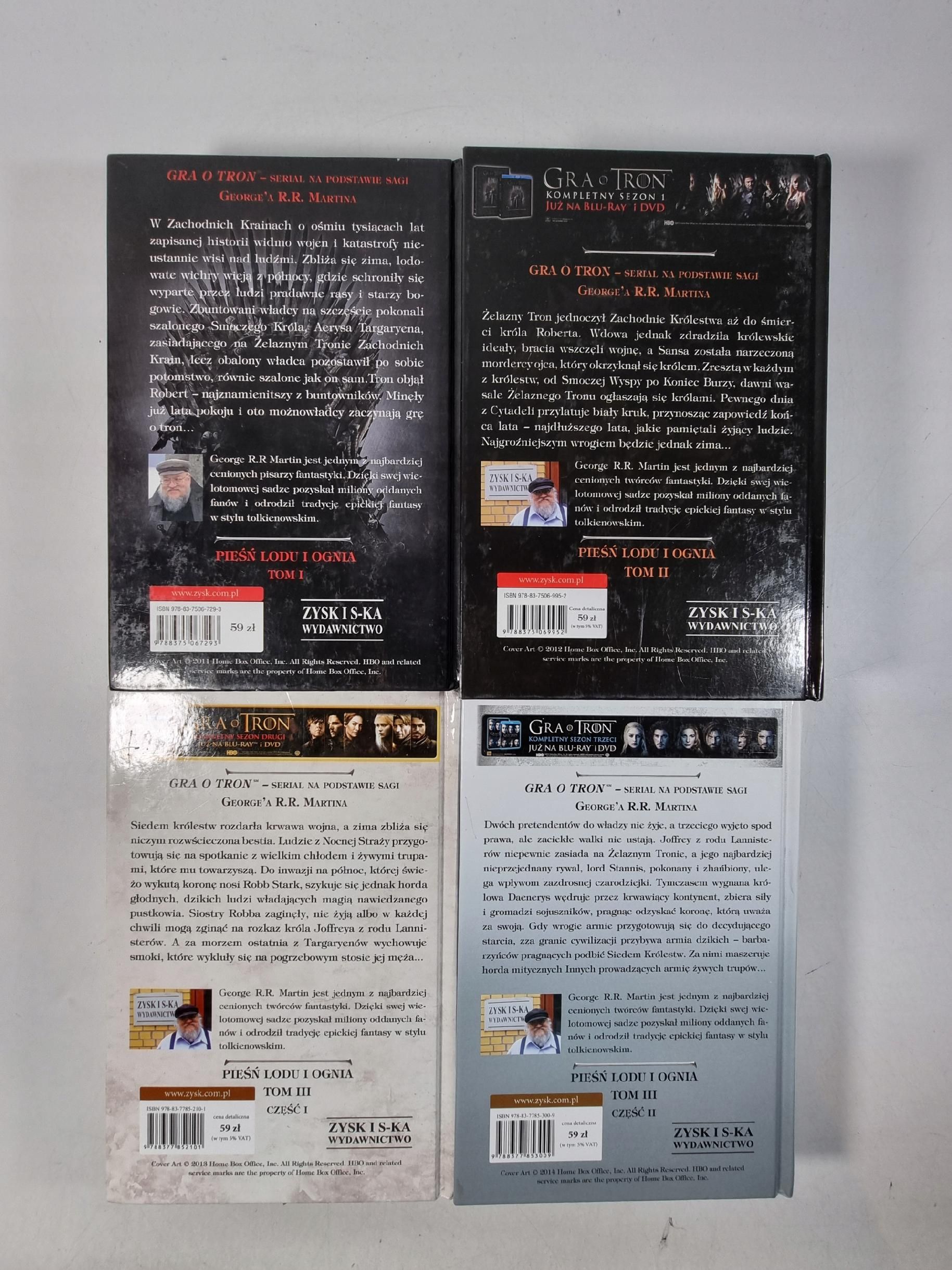 TWARDE / Gra o Tron 1-4 / George R.R. Martin