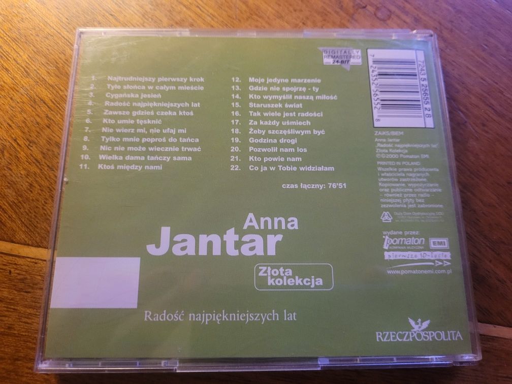 CD Anna Jantar Radość najpiękniejszych lat 1999 Pomaton/ EMI