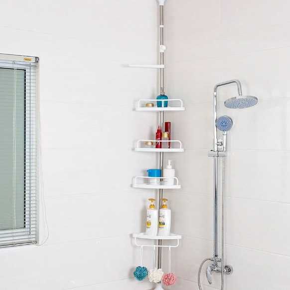 Угловая полка для ванной multi corner shelf стеллаж для ванной этажерк