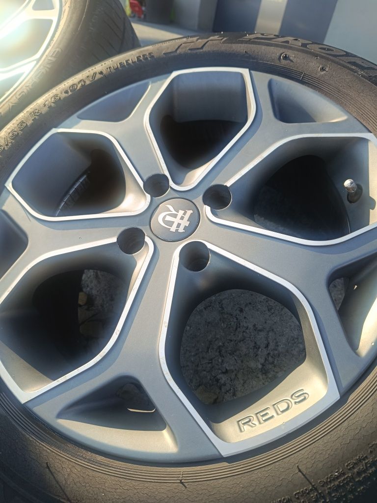 Alufelgi REDS 16" 4x100 + opony letnie 205/55