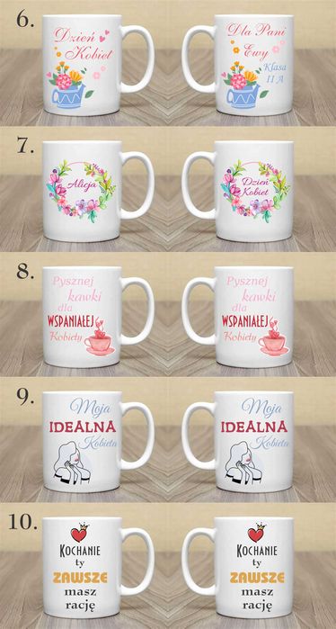 KUBEK DLA KOBIETY UKOCHANEJ prezent na urodziny imieniny