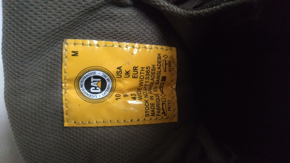 Мужские ботинки caterpillar 28 cантиметров