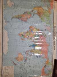 Карта миру плакат