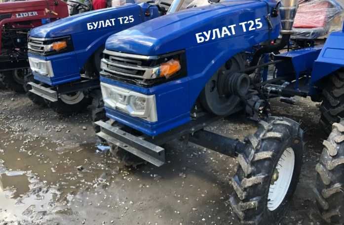 Новий мототрактор Булат Т25 +фреза +плуг 2к. Мінітрактор, трактор