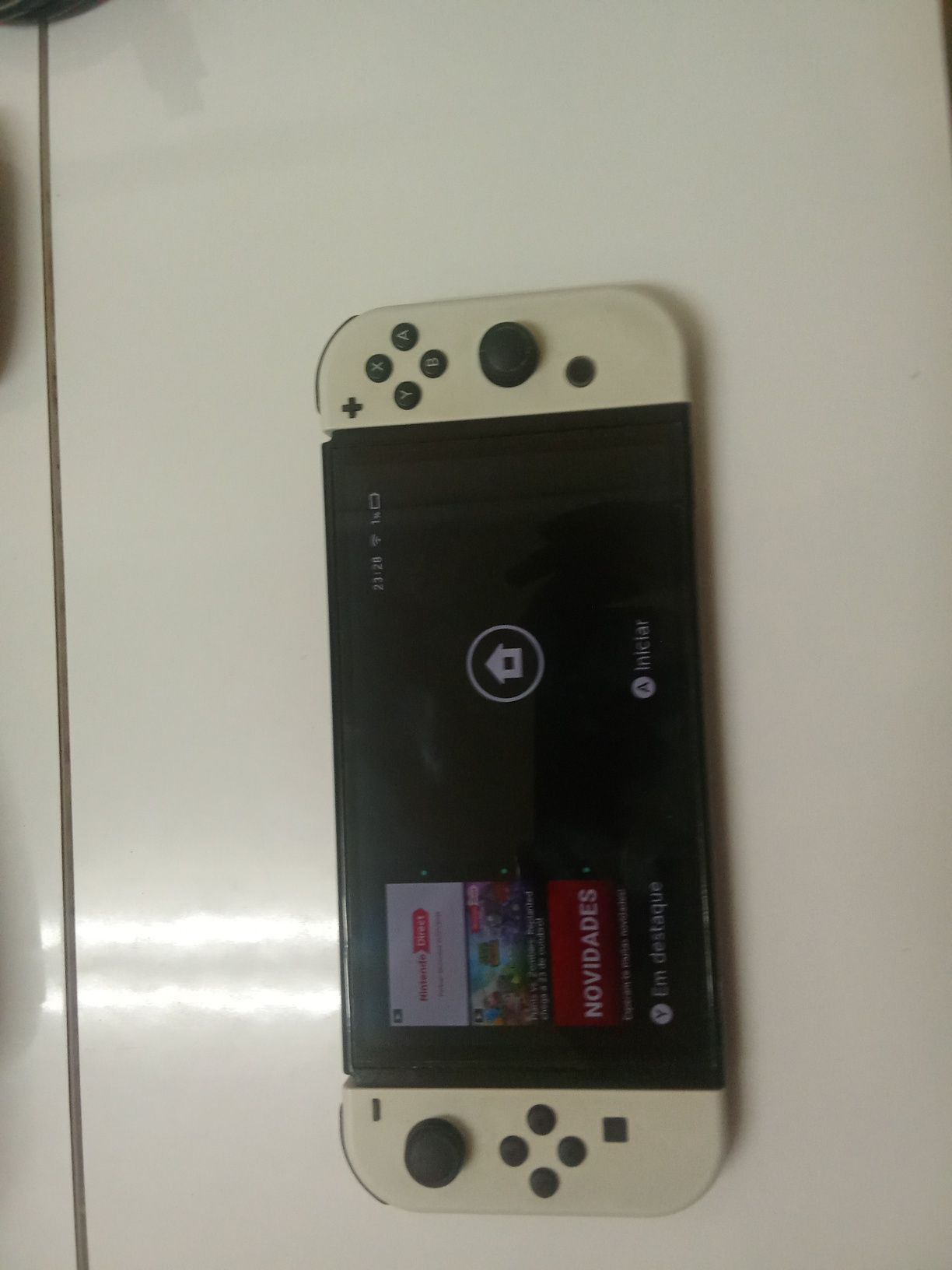 Nintendo Switch OLED Completo + Minecraft e dock de proteção – Ótim