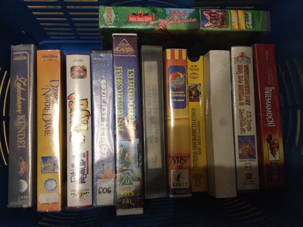 bajki na kasetach vhs Bajki dla dzieci mega duzo