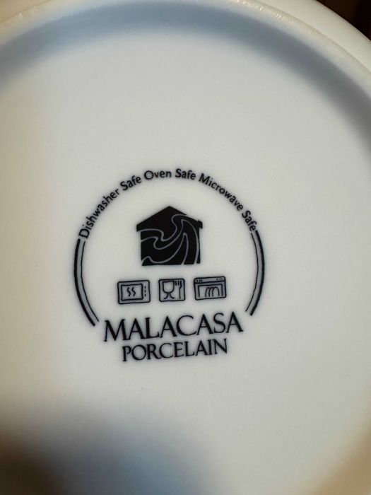 Zestaw 4 porcelanowych misek MALACASA klasyka funkcjonalność 500ml