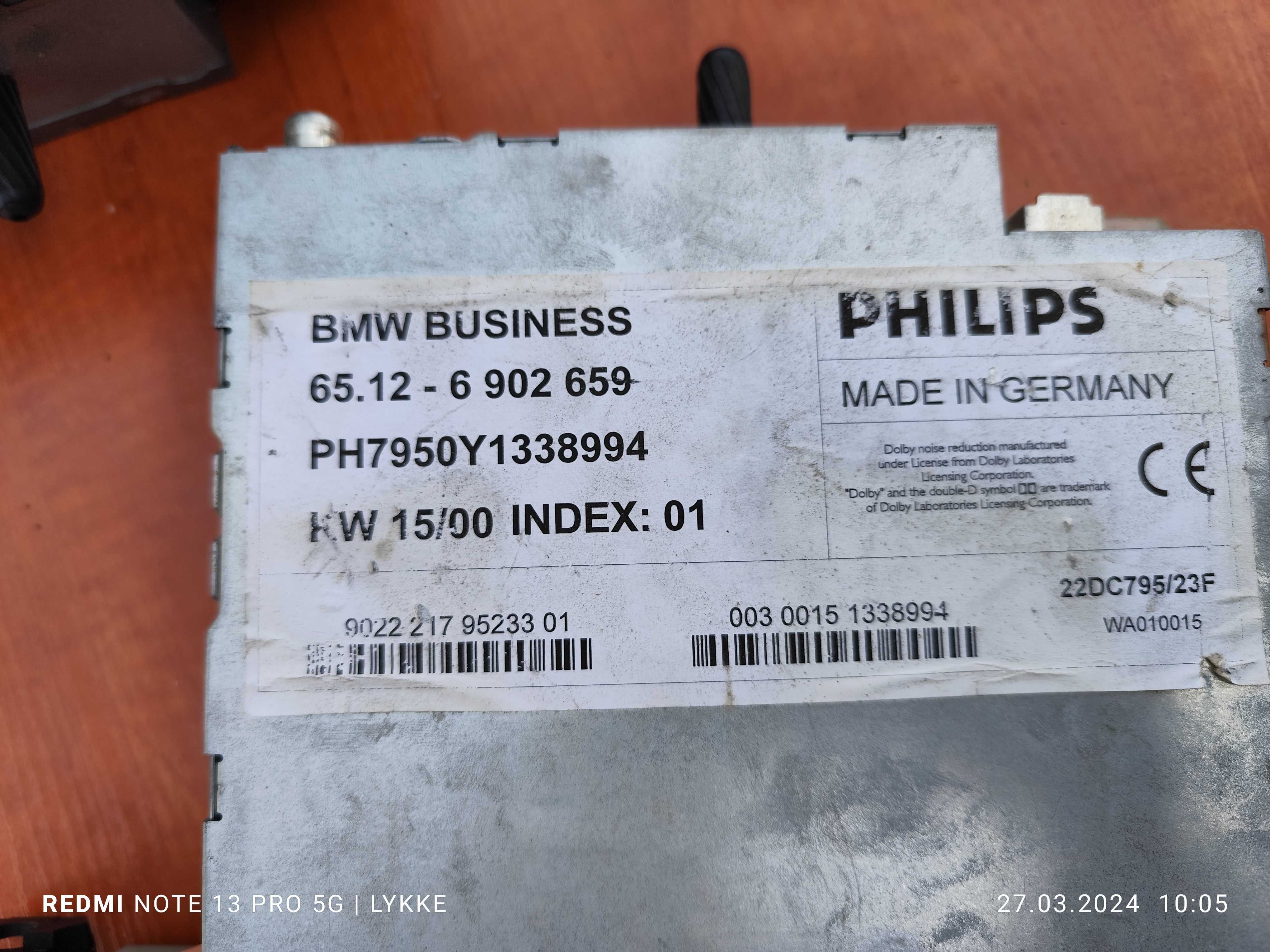BMW e46 radio fabryczne kaseciak Business