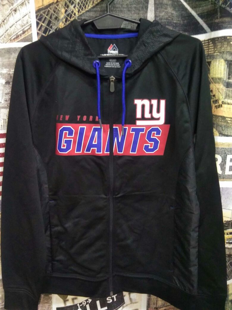 NY Giants Majestic Therma Base bluza z kapturem z USA