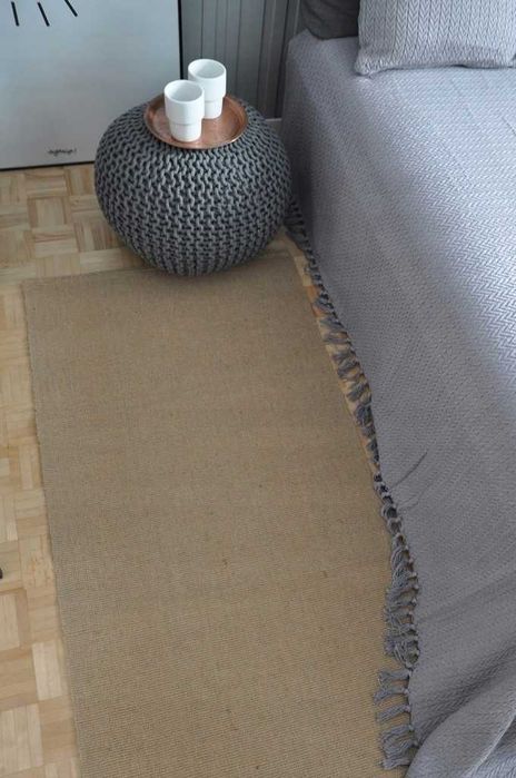 Chodnik z juty 70x200 chodnik jutowy mata boho 100% JUTA - 2szt
