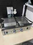 Opiekacz Grill gastronomiczny Hendi dwustrefowy