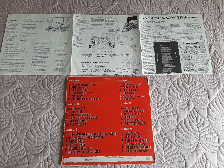 The Clash - Sandinista! - Europa - 3 x Vinil LP