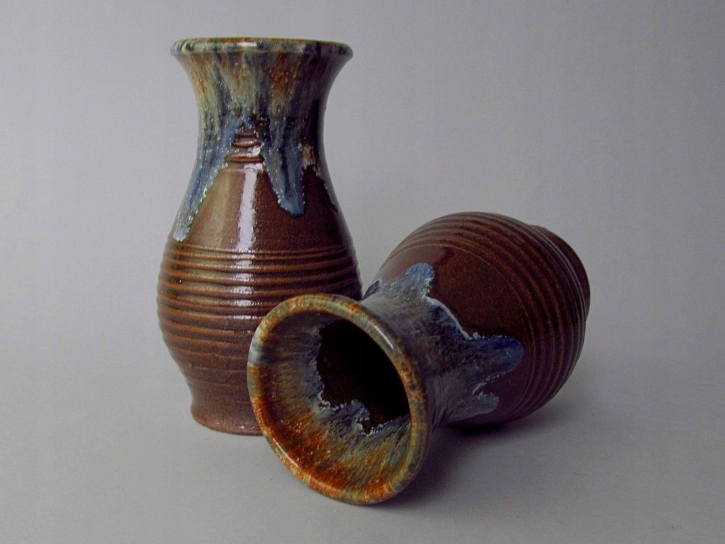 para ceramicznych wazonów, niemcy, lata 60.