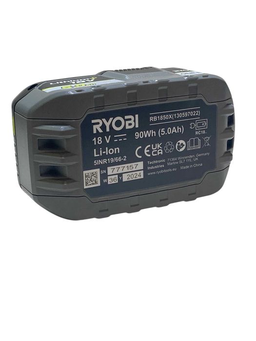 Ładowarka Ryobi (RC181201)-50) + Akumulator Ryobi 5.0Ah 18V