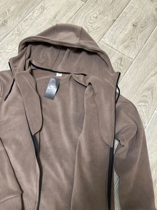 Теплий спортиврий костюм Nike зима осінь полар фліс XL однотонний Найк