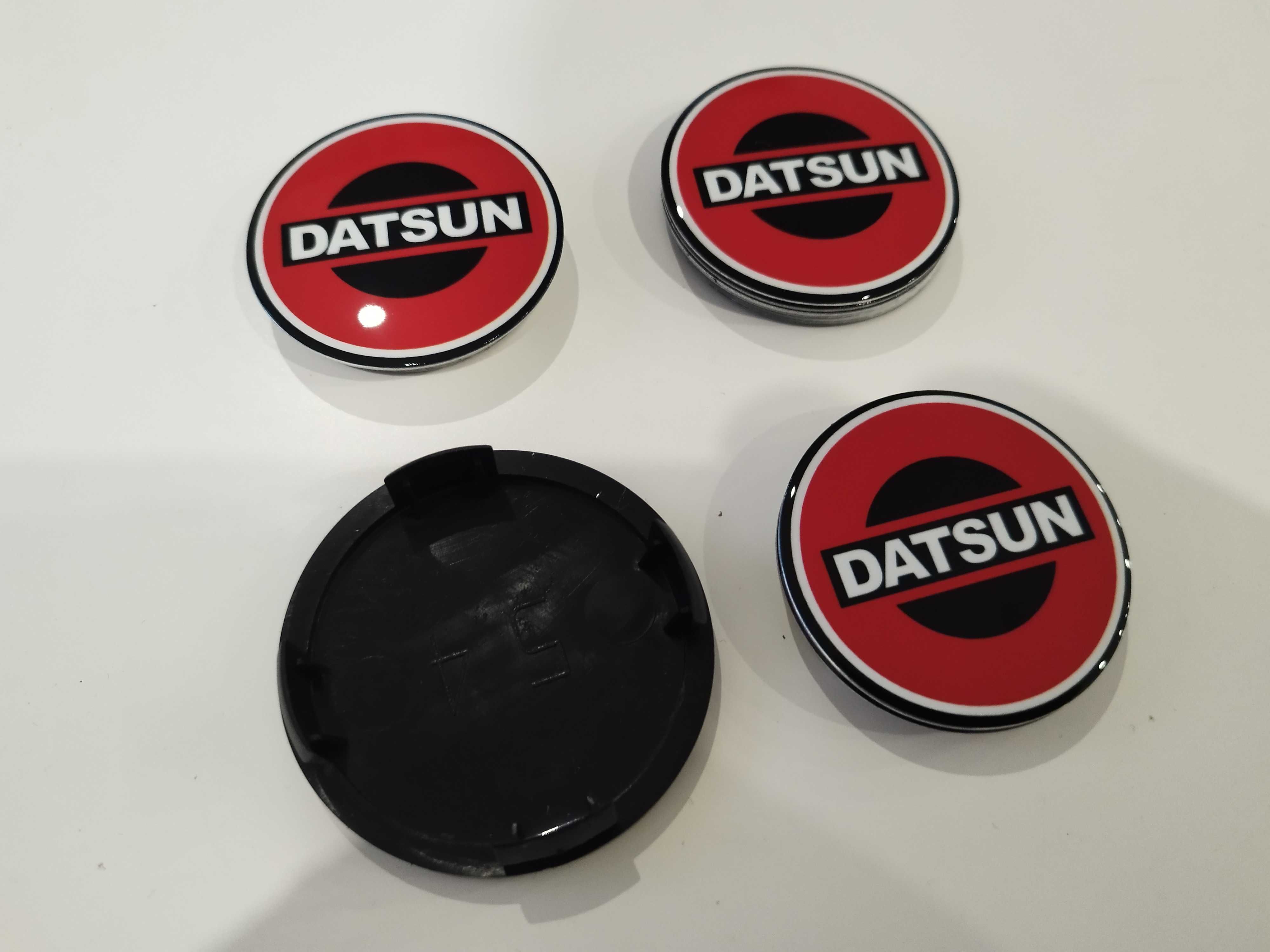 4 centros para jante, kit completo pronto a aplicar DATSUN