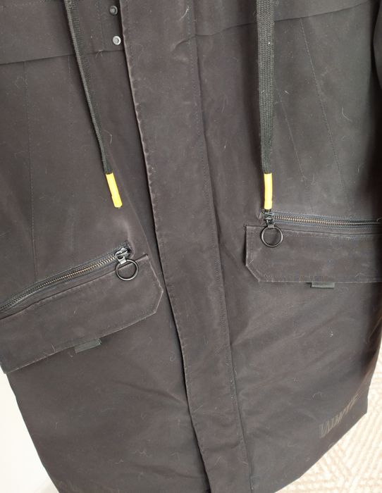 ЧЕРНАЯ Зимняя Куртка Мужская парка пуховик Off-White Adikers 1981