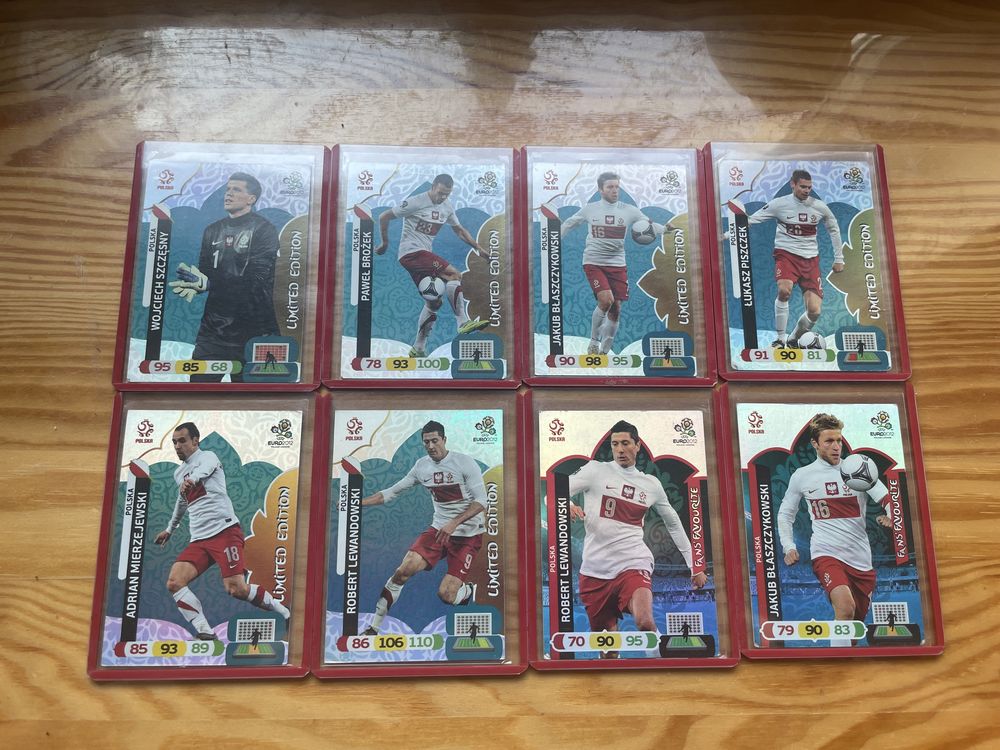 Karty Panini Euro 2012 Polska Limited Edition lewandowski