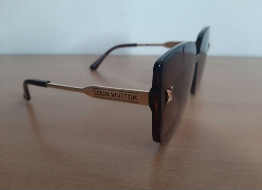 LOUIS VUITTON LV okulary przeciwsłoneczne damskie brązowe