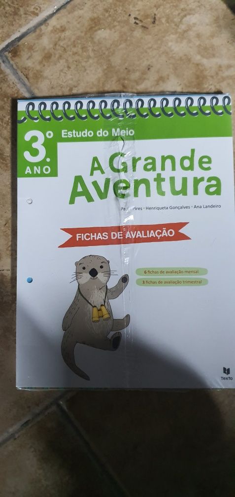 Livro + fichas de avaliação de estudo do meio 3°an