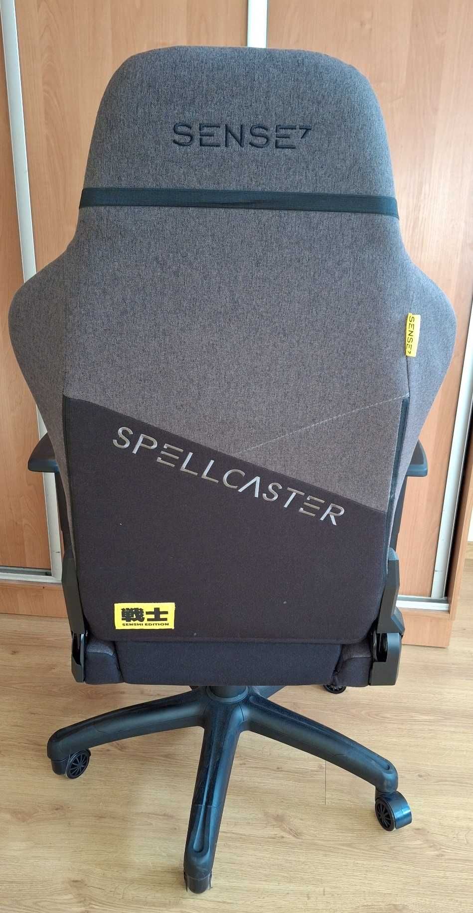 Fotel gamingowy SENSE7 Spellcaster materiałowy Senshi Edition XL szary