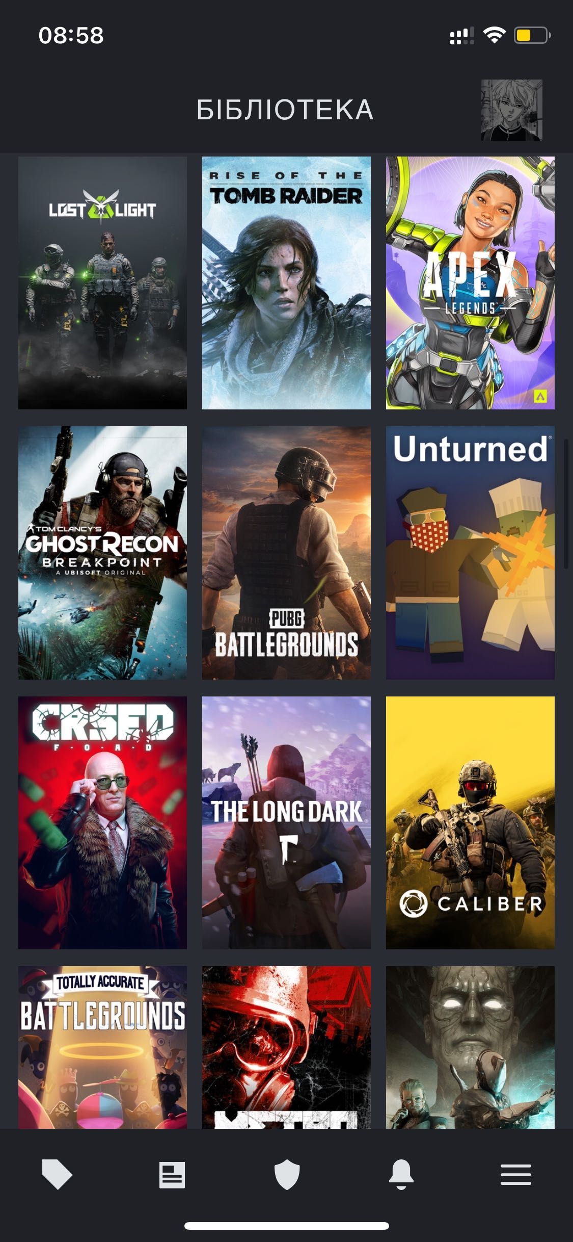 Аккаунт STEAM з великим вибором ігор