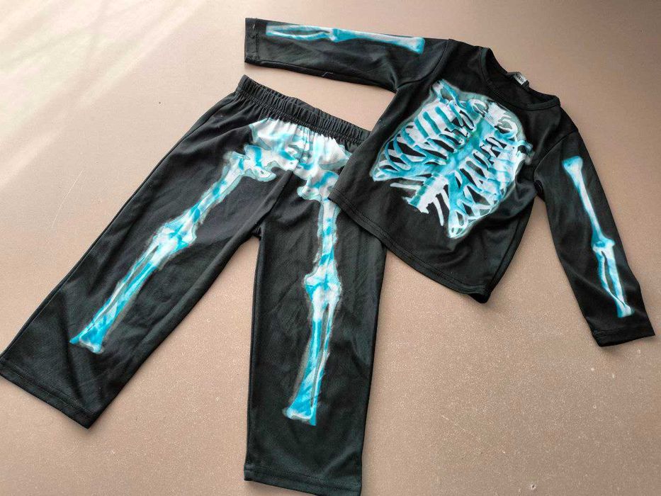 Хеловін хелоуїн скелет череп дракула накидка костюм монстр 1-15 років