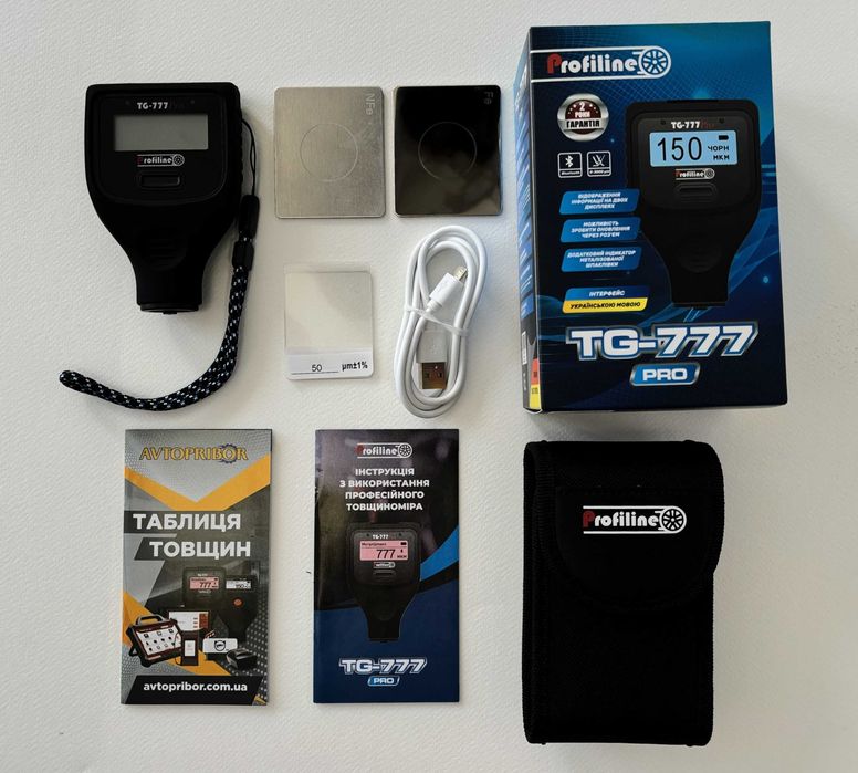 Товщіномір,Толщиномер Profiline TG-777 Pro Укр.мова Гарантія 2 роки
