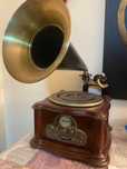 Gira discos retro com bluetooth, cd, vinil, usb, rádio mp3  - NOVO
