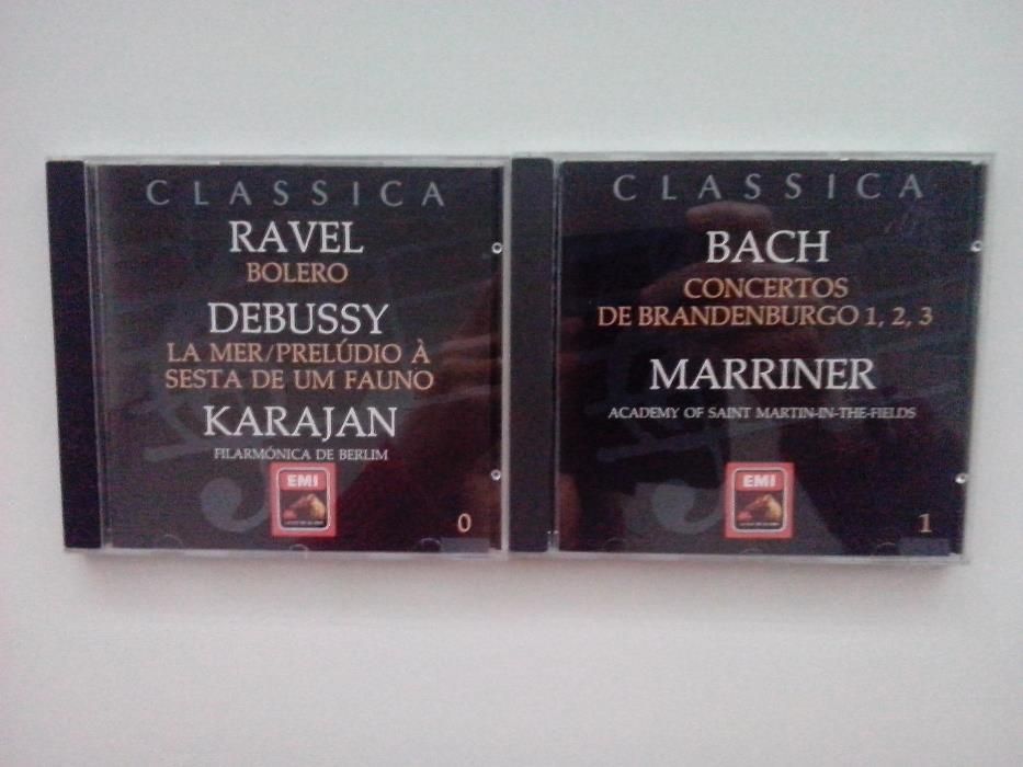 2 CD - Bach, Marriner, Ravel e Debusy