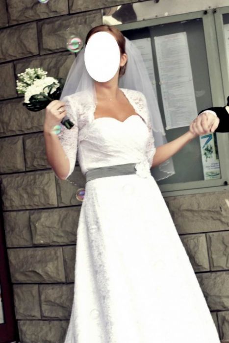 Koronkowa suknia ślubna z salonu Fasson "Świtezianka Natalia"