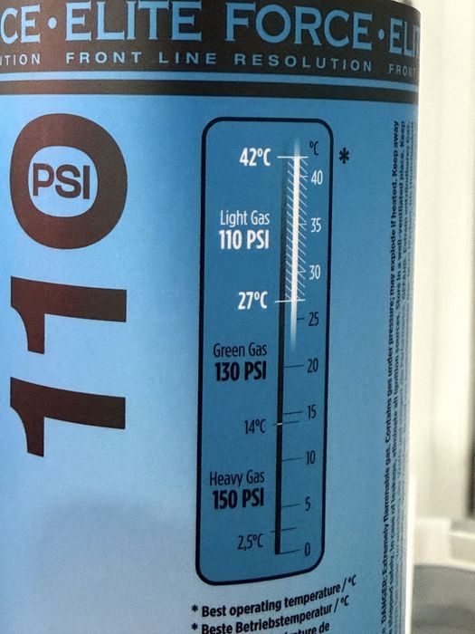 Airsoft / Paintball Green Gas