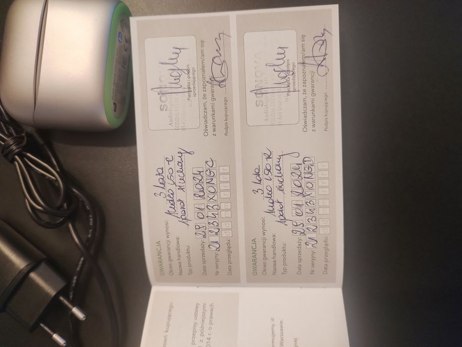 Aparat słuchowy Phonak l50r na gwarancji