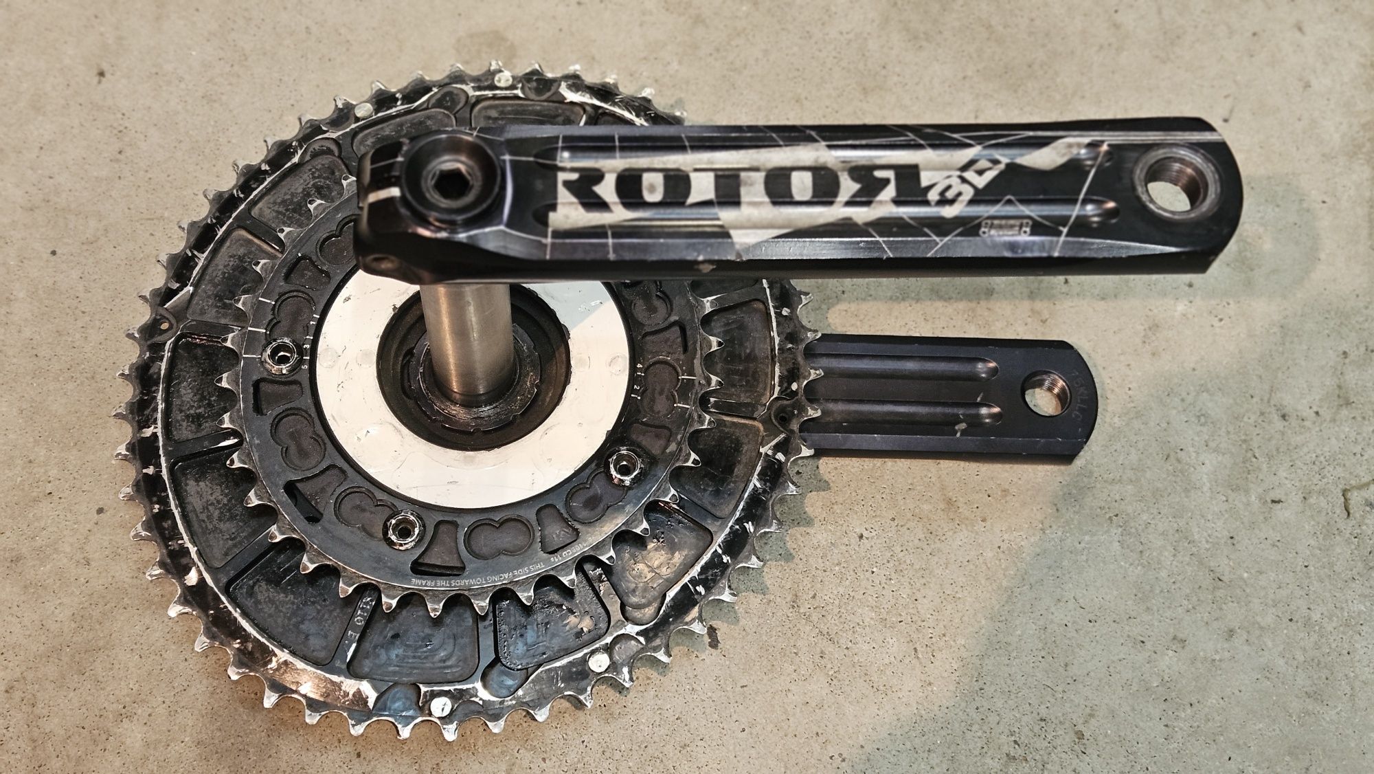 Korba Rotor 3D24 pomiar mocy power2max