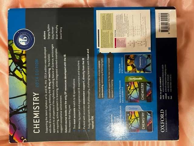 Chemistry HL SL podręcznik dla klas IB