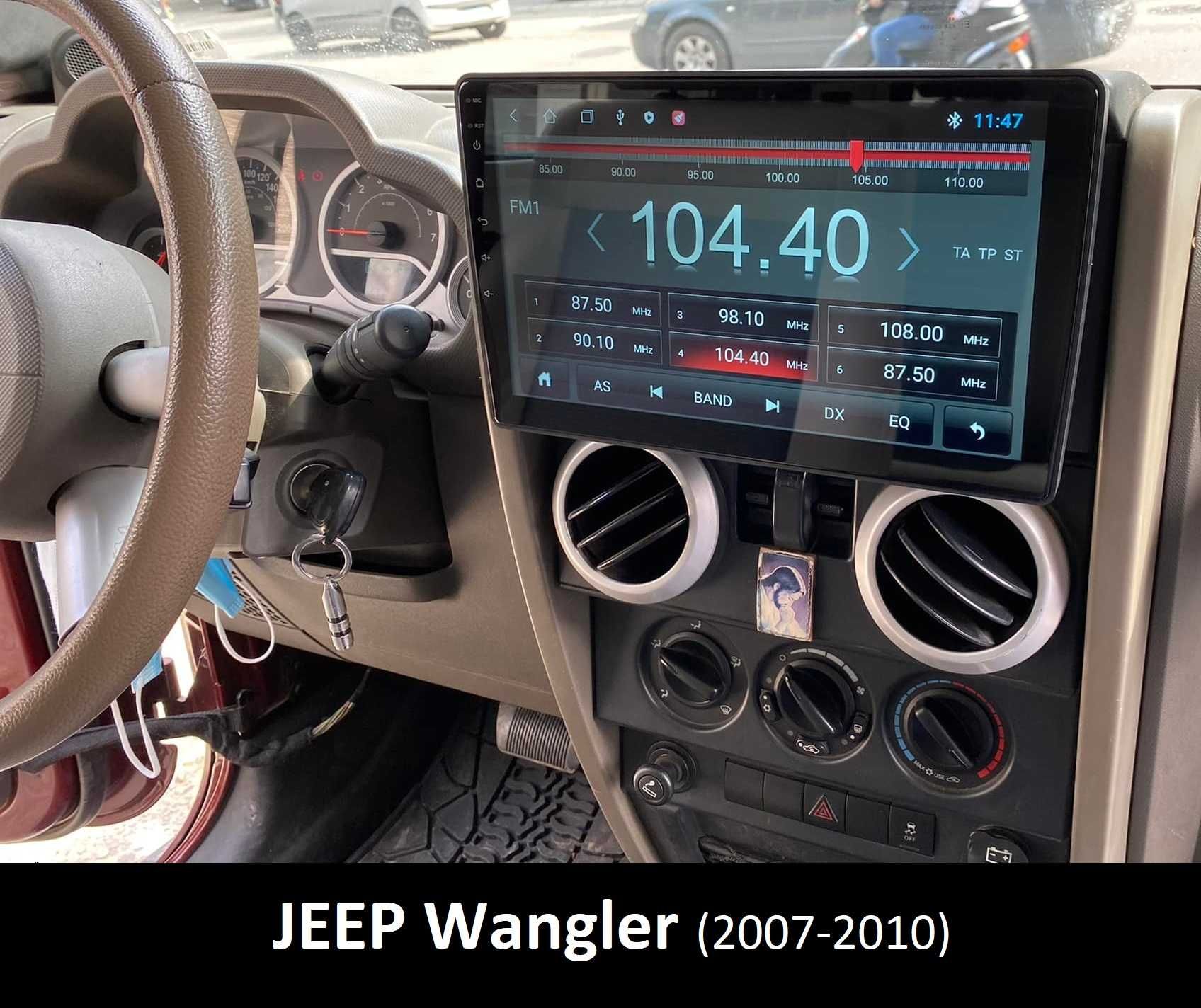 (NOVO) Rádio 2DIN • JEEP Wrangler • (2007 a 2017) • Android [4+32GB]