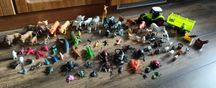 Duży zestaw zoo traktor figurki zwierzęta domowe farma safari