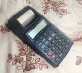 Калькулятор с печатью CASIO HR-8TER EURO&TAX +рулон ленты для печати