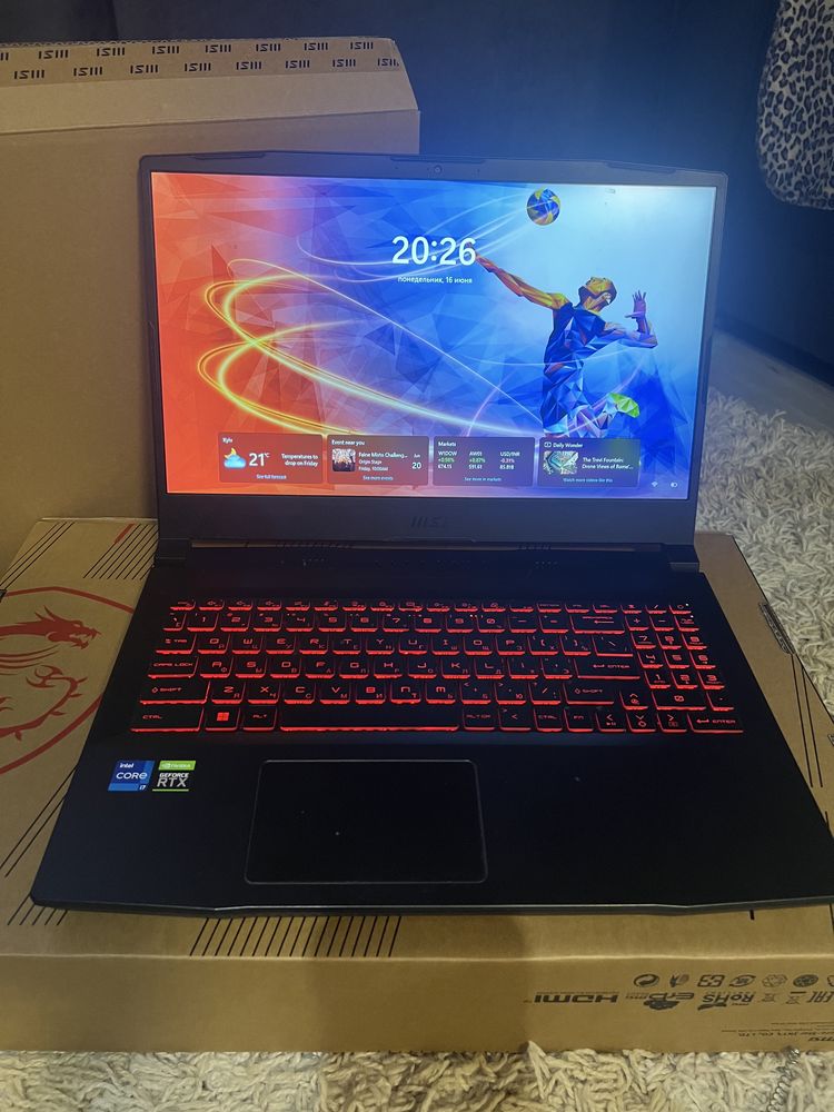 Ноутбук MSI Katana GF66 17.3