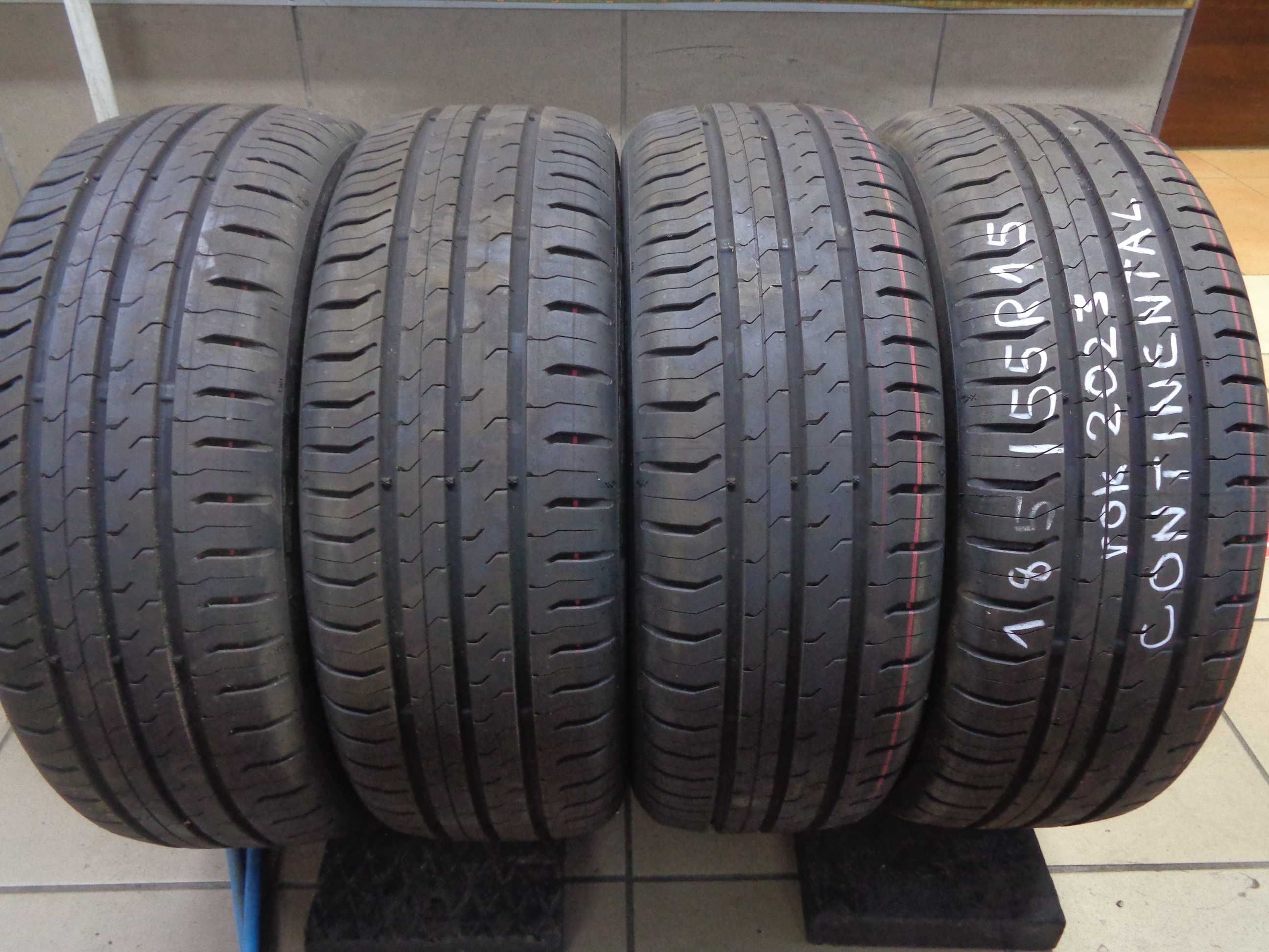 4x JAK NOWE 185/55R15 H XL , Continental EcoContact 5 ,r.2022 , Letnie