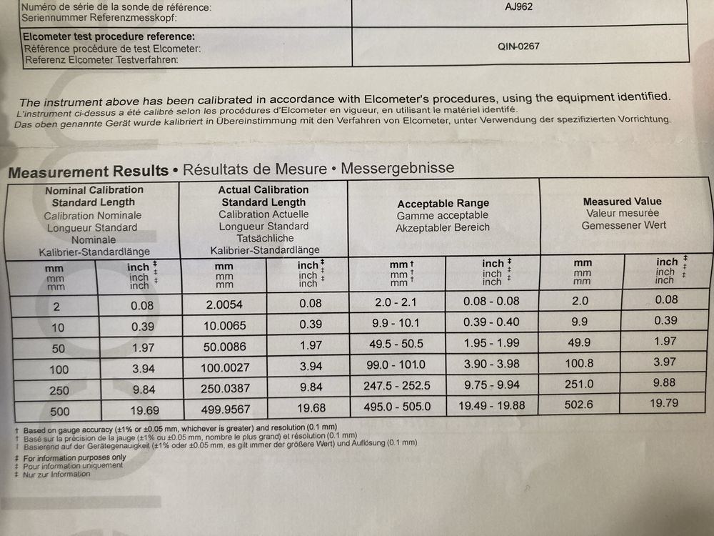 Elcometer medidor de espessuras de metais