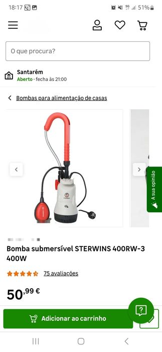 Bomba submersivel sterwins