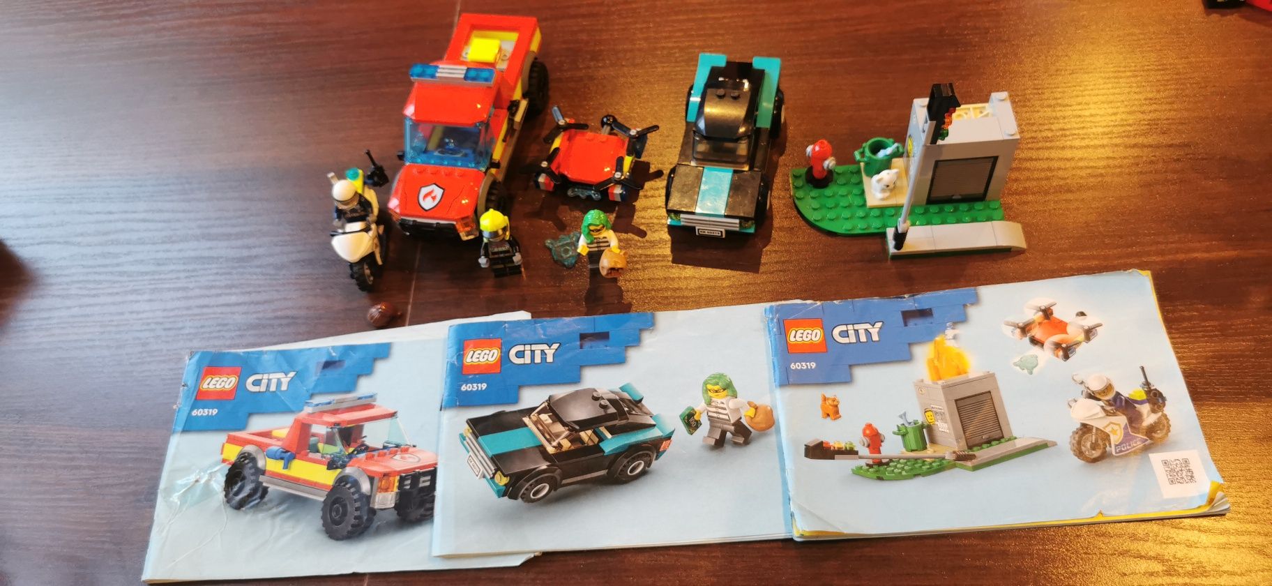 lego city 60319 akcja strażacka policyjny poscig