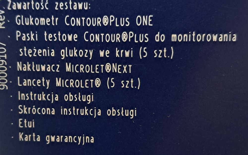 Glukometr Contour Plus One -fabrycznie nowy komplet.