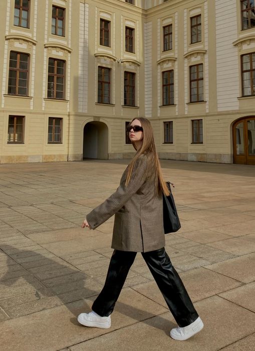 Шкіряні штани Zara M