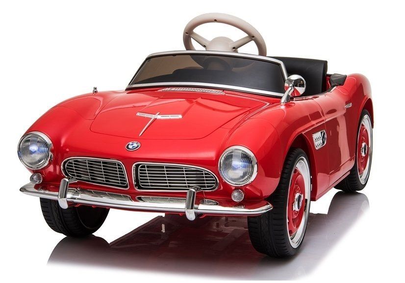 Auto Na Akumulator Bmw Retro Czerwone Lakierowane