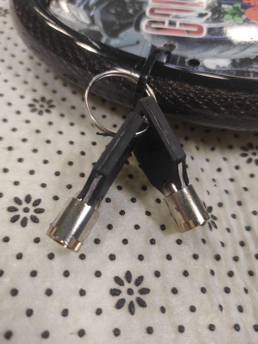 Grube zapięcie do roweru blokada linka przeciwkradzieżowa zamknięcie