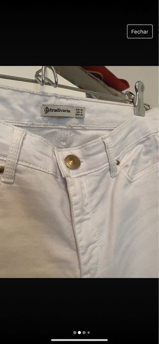 Calças brancas Stradivarius