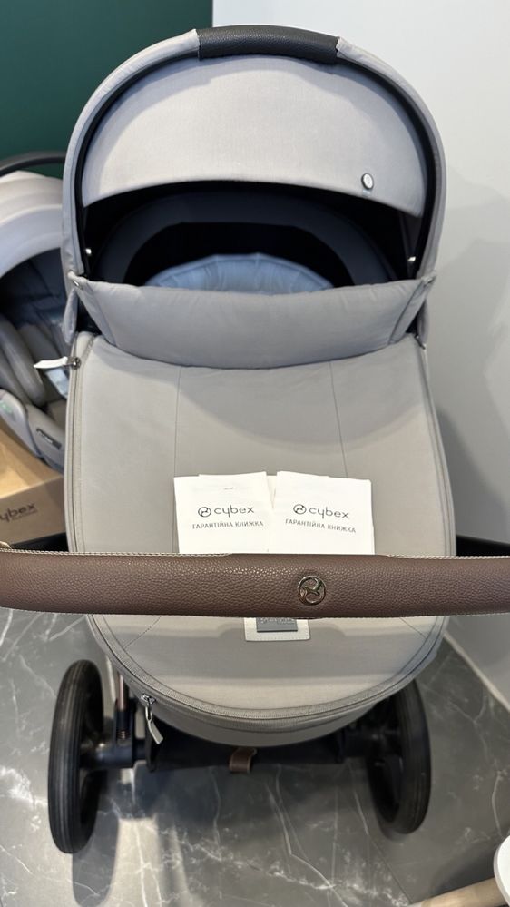 Cybex 3в1.Коляска сайбекс.АвтокріслоCybex cloud T i-Size(Mirage grey